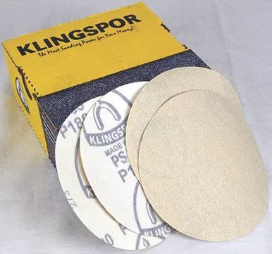 033K080C-12700 5" 80G Aluminum Oxide Kling-On Discs 100/Bx 033K080C-12700 by KLINGSPOR Abrasives (033K080C-12700)