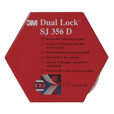 3M Dual Lock Minipack Transparent SJ356D 25mm * 5m