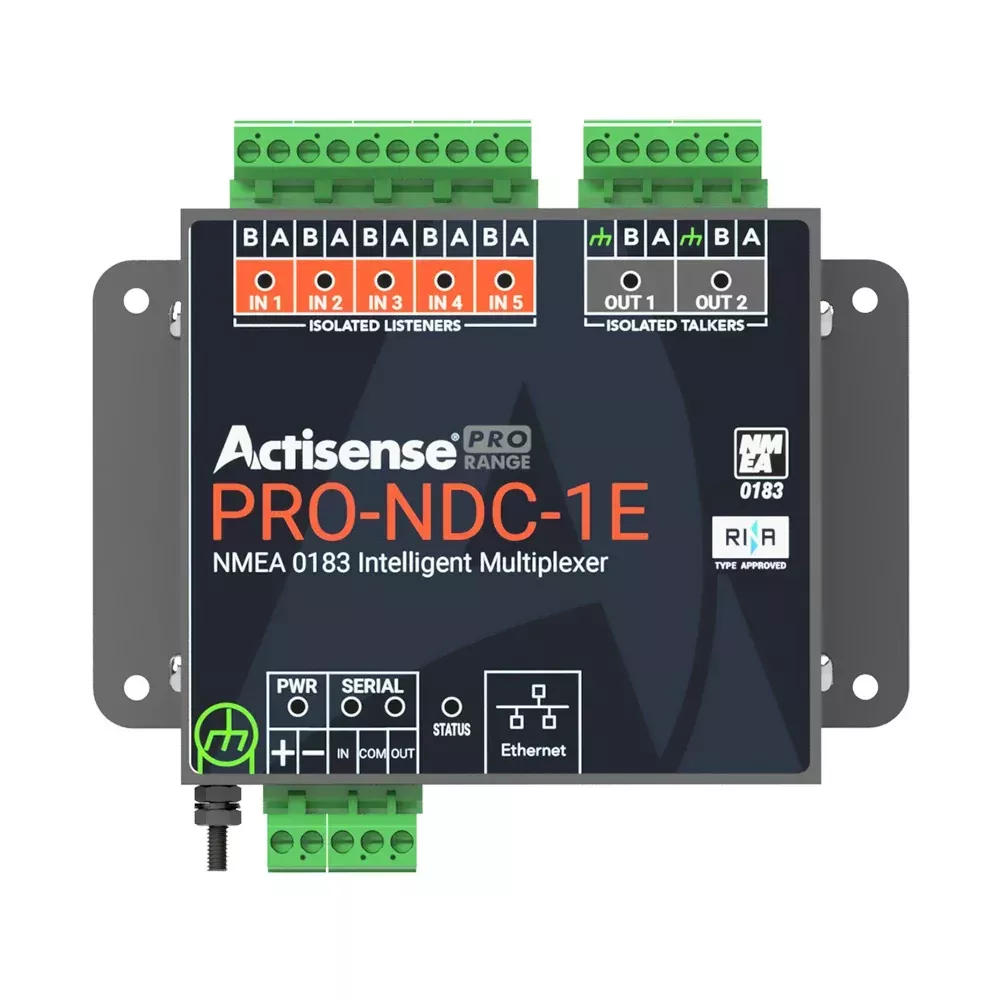 Actisense PRO NMEA 0183 Multiplexer - 5 Inputs2 ISO-Drive Outputs, EthernetSerial Connections [PRO-NDC-1E]