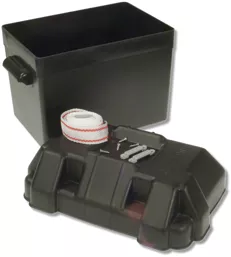 Allpa Battery Box L Black 410x200x200mm