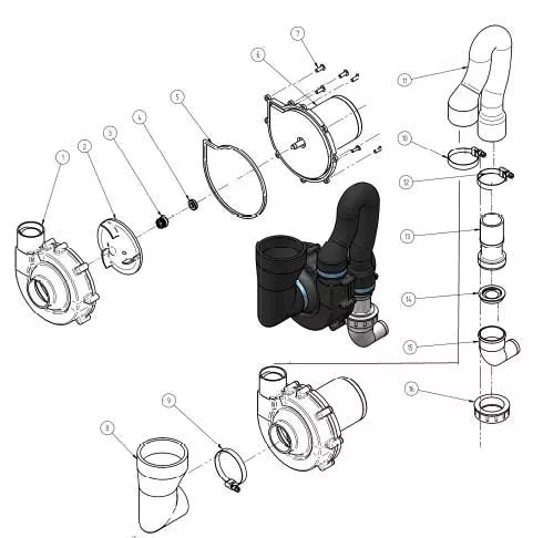Allpa Flushing Pump 12v