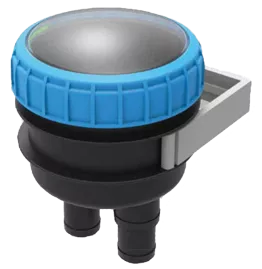 Allpa Odor Filter For Waste-Water- And Fueltanks, With Active Carbon And Bracket