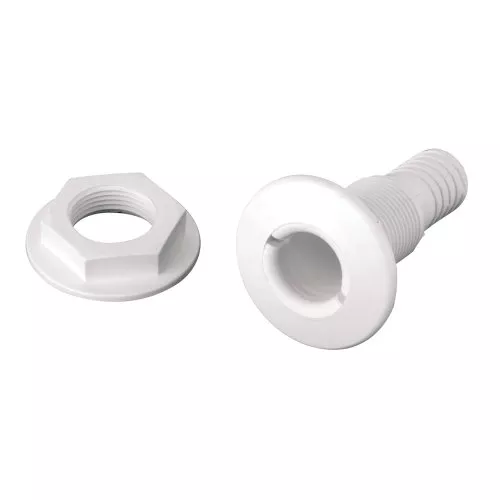 Allpa Plastic Drain Socket, 1-1/2"X38mm, White