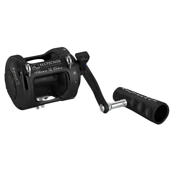 Alutecnos Albacore 12 Veloce One Speed Reel - Black