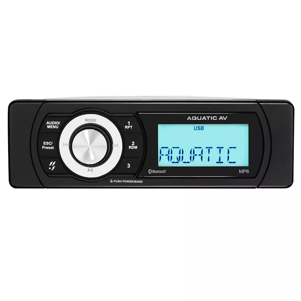 Aquatic AV MP6 Shallow Mount Stereo [MP600]