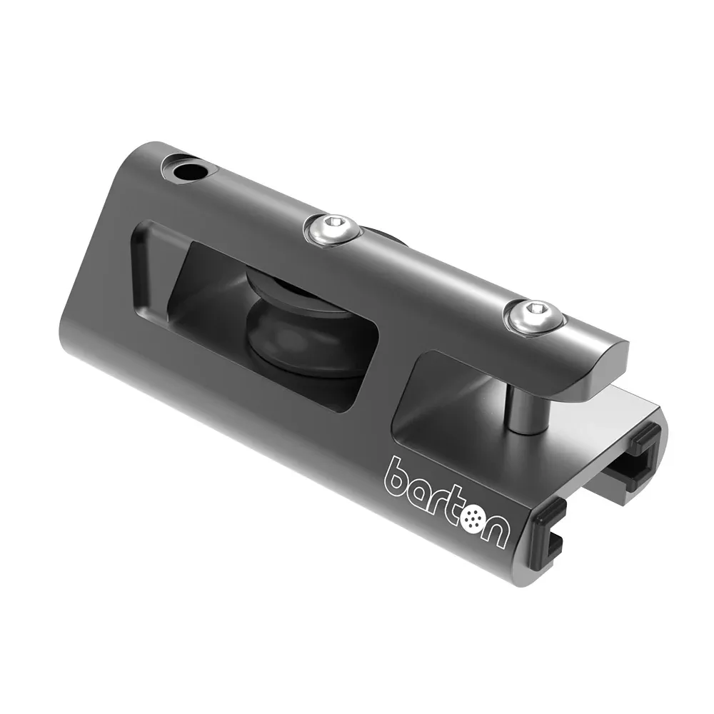 Barton 32mm End StopBecket Genoa Car Track - Black