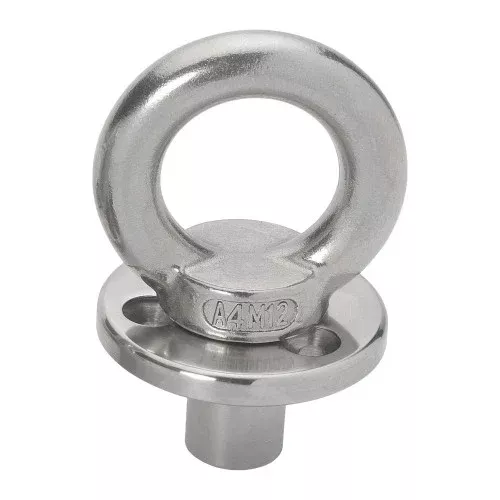 Barton Deck Plate w/FixingEye w/Blanking Plug - M12 Eye [60362]