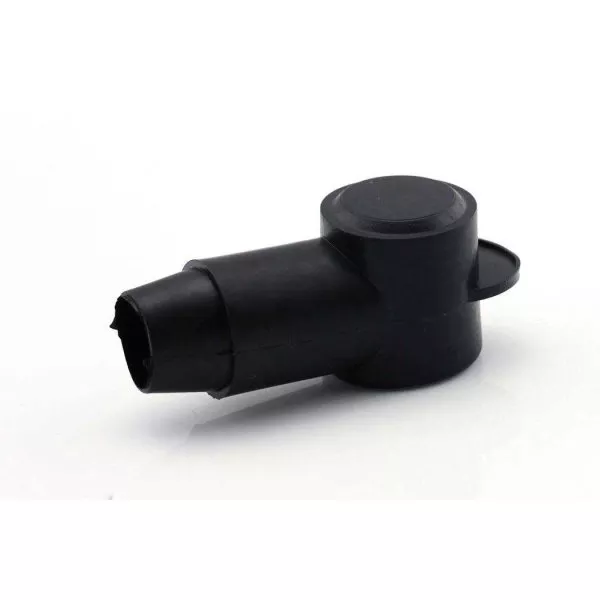 Battery Terminal Insulated Cover - Round, Black, 35 mm²