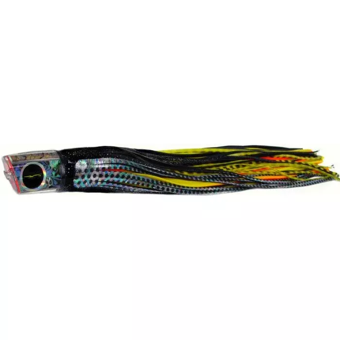 Black Bart RPP Medium Heavy Tackle Lure - Black Dot/Yellow Tiger No Rigging (HN)