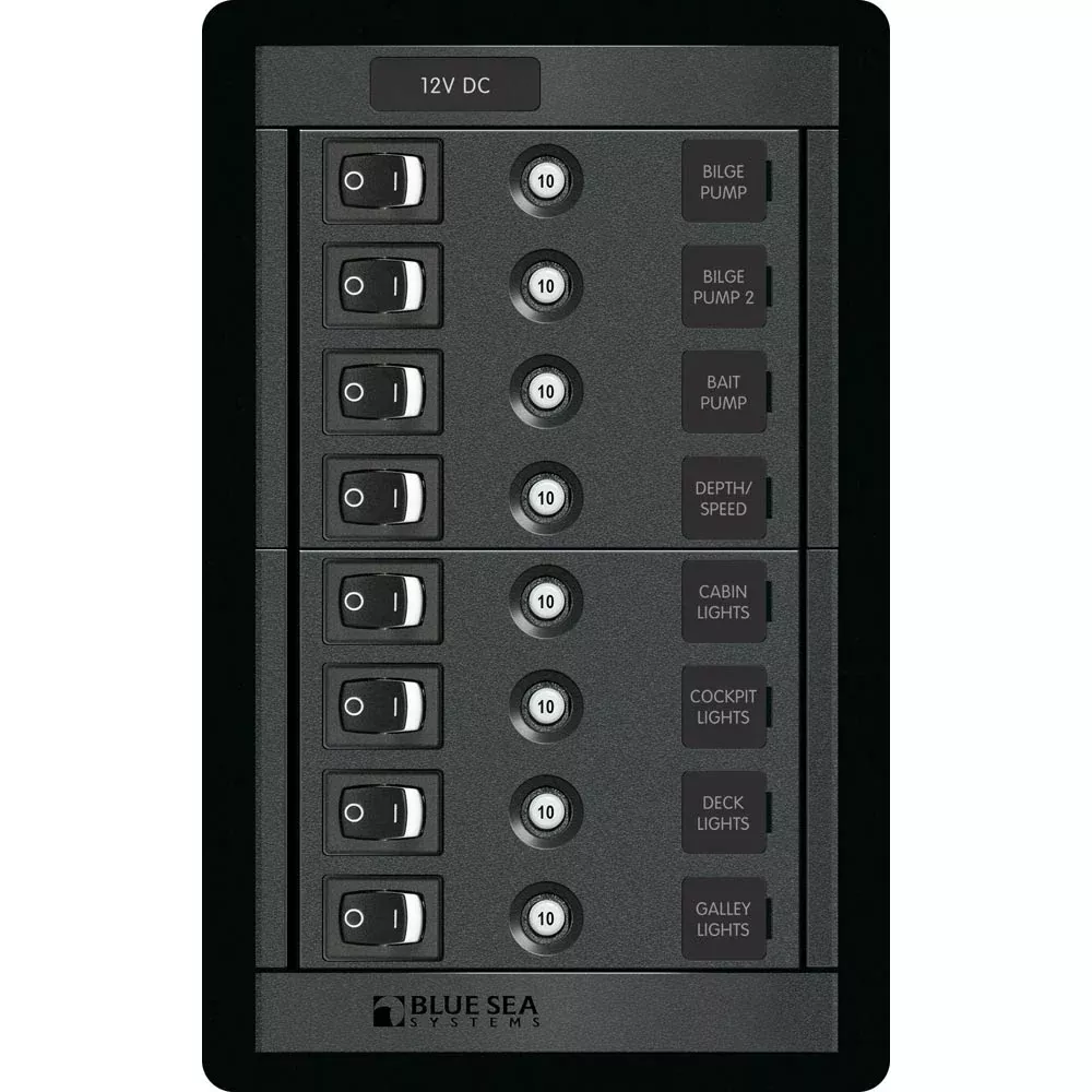 Blue Sea 1457 8 Position Switch CLB Vertical [1457]