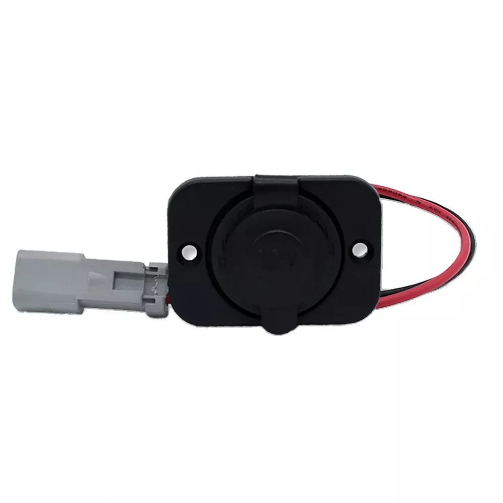 Bluewater 12V w/Single Sealed Socket w/Deutsch ConnectorPlate [6000-3004]