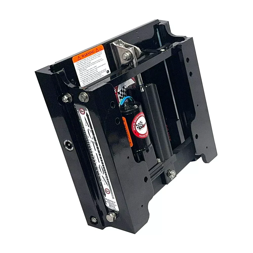 Bob's Machine 4" Setback Action Series Hydraulic Jack Plate - Gloss Black