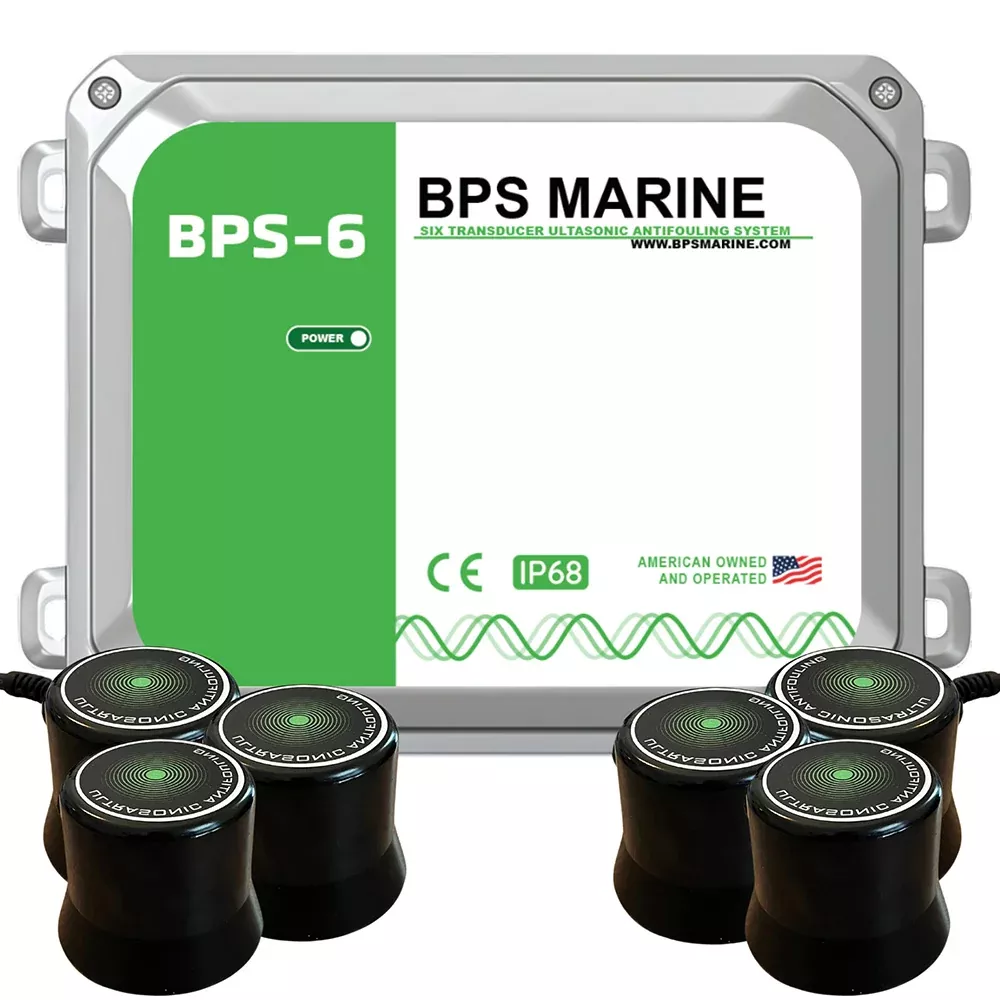 BPS Marine BPS-6 6-Transducer Ultrasonic Antifouling System - 12VDC