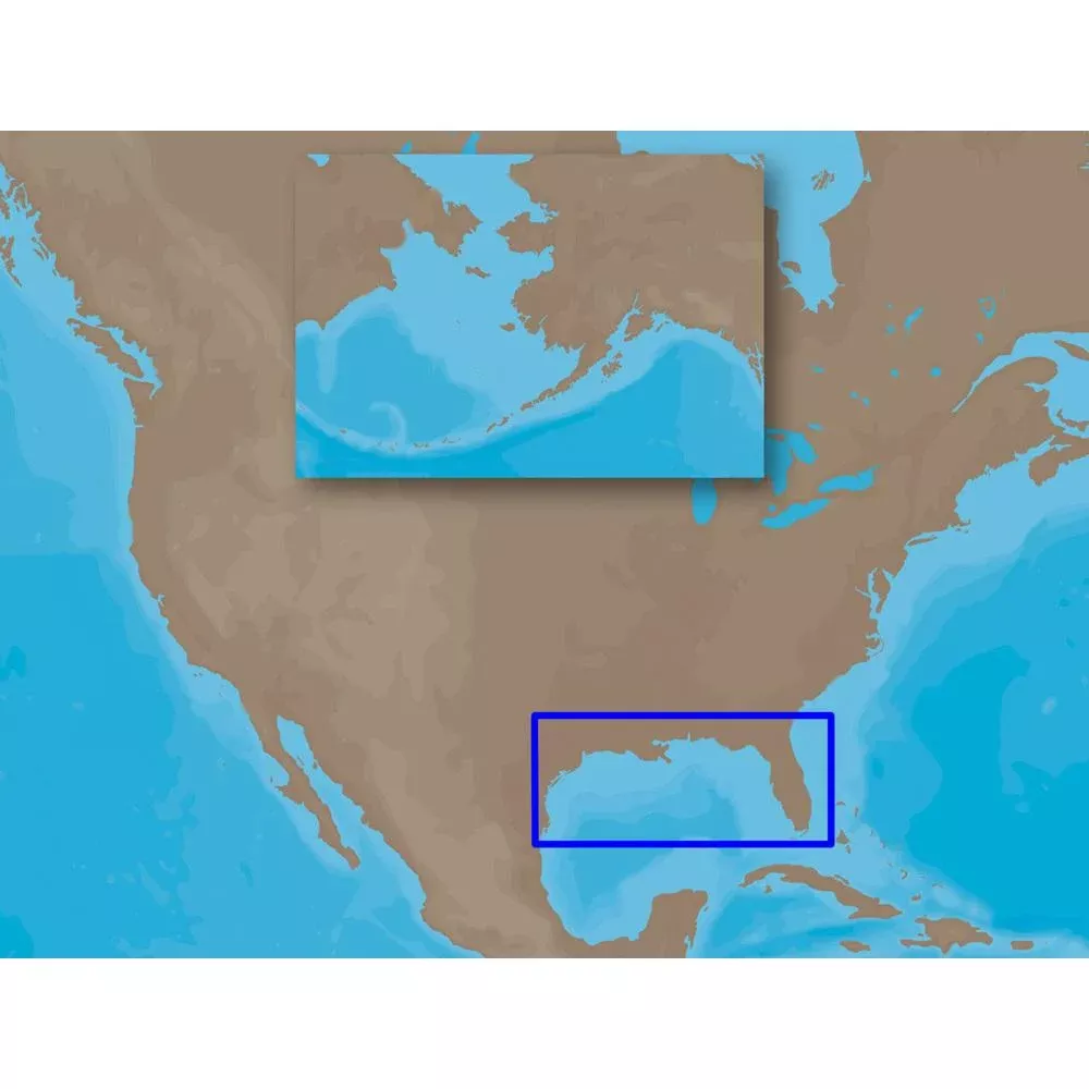 C-MAP NA-M420 Max Wide microSD Gulf of Mexico Bathymetric #M-NA-M420-MS