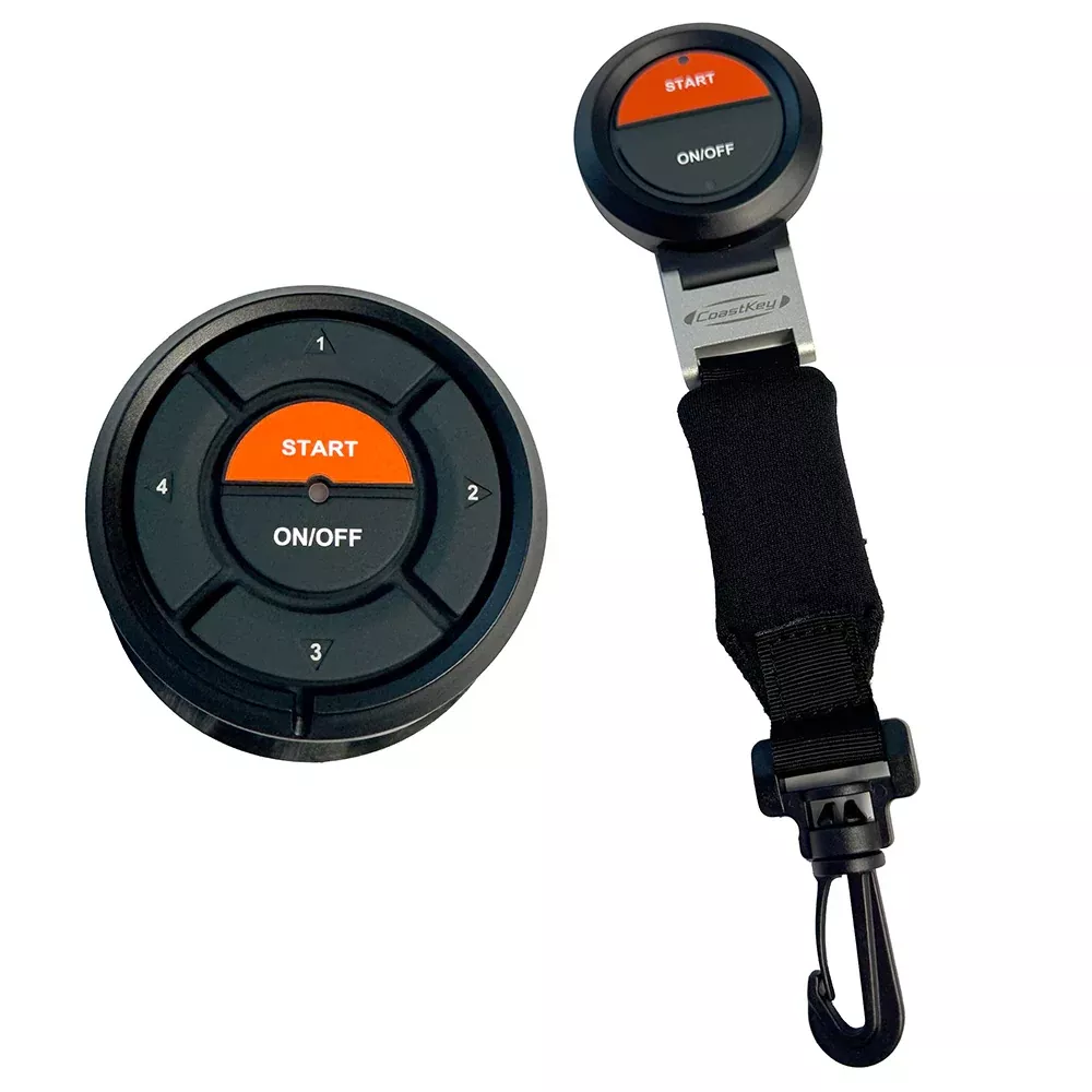 CoastKey Standard Single Mercury Engine Keyless Ignition w/Keyless Stop/Start, Remote Stop/Start,Ecos