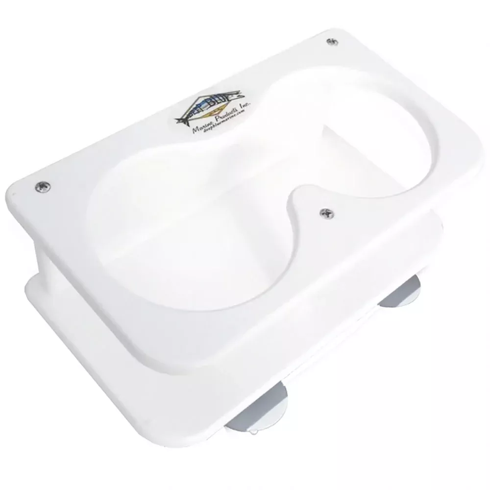 Deep Blue Marine Double Drink Holder w/Suction Cups