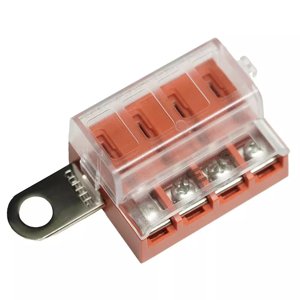Egis RT Battery Terminal Mount Fuse Block 4 Circuit [8023]