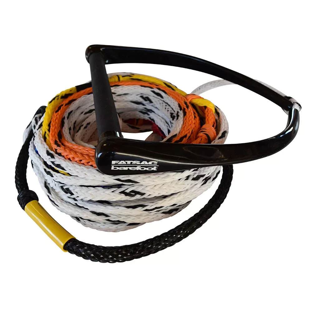 FATSAC 75 Water Ski RopeHandle Combo w/8 Takeoff Points - Multicolor