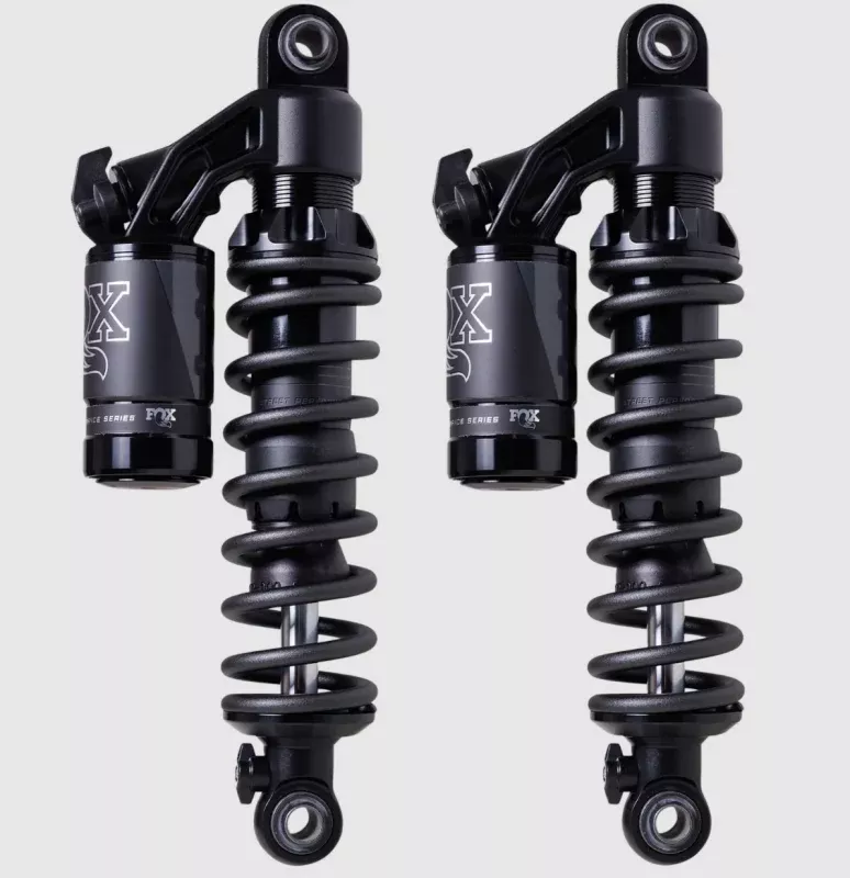 Fox 93-17 Harley-Davidson FXDWG Dyna Wide Glide Rear QS3-QSR Performance Series Shock Kit