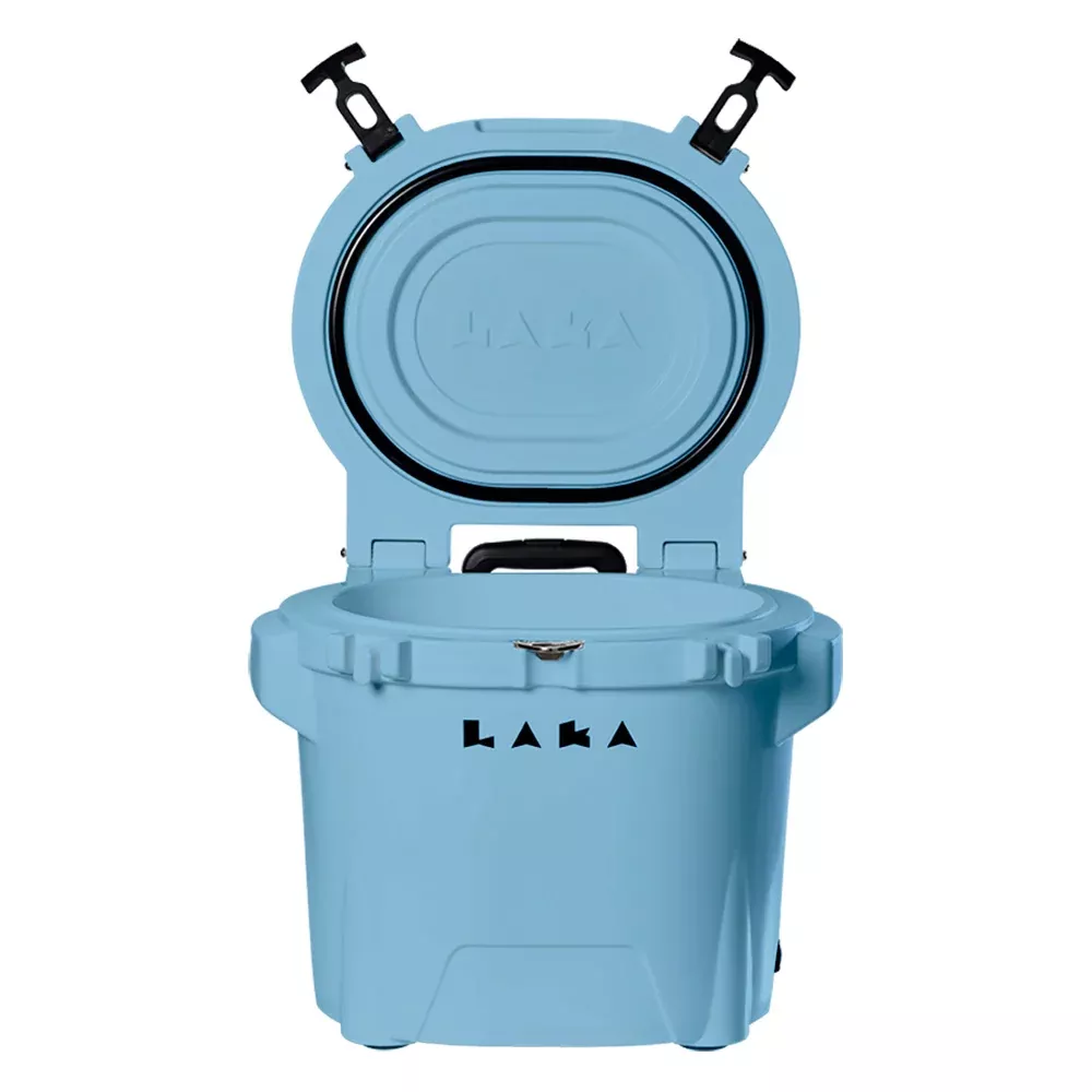 LAKA Coolers 30 Qt Cooler w/Telescoping HandleWheels - Blue [1080]