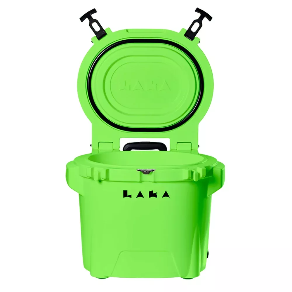 LAKA Coolers 30 Qt Cooler w/Telescoping HandleWheels - Lime Green [1083]