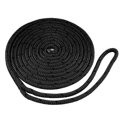 Marpac Braided MFP Dock Line - 1/2 Inch x 20 Feet - Black