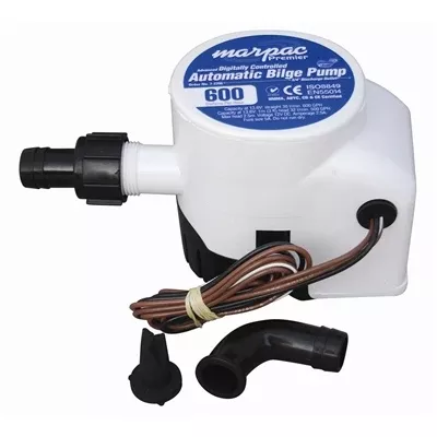 Marpac Premier Digitally Controlled Automatic Bilge Pump - 600 GPH - 3/4 Inch Discharge