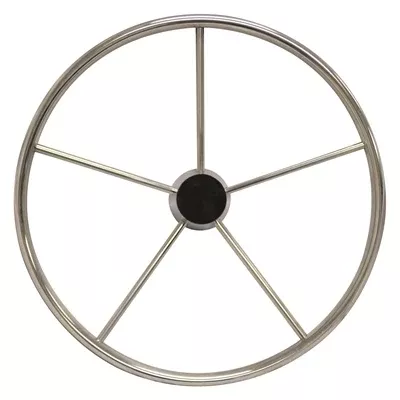 Marpac Stainless Steel Steering Wheels - 5 Spoke Destroyer Type - 18 Inch Diameter