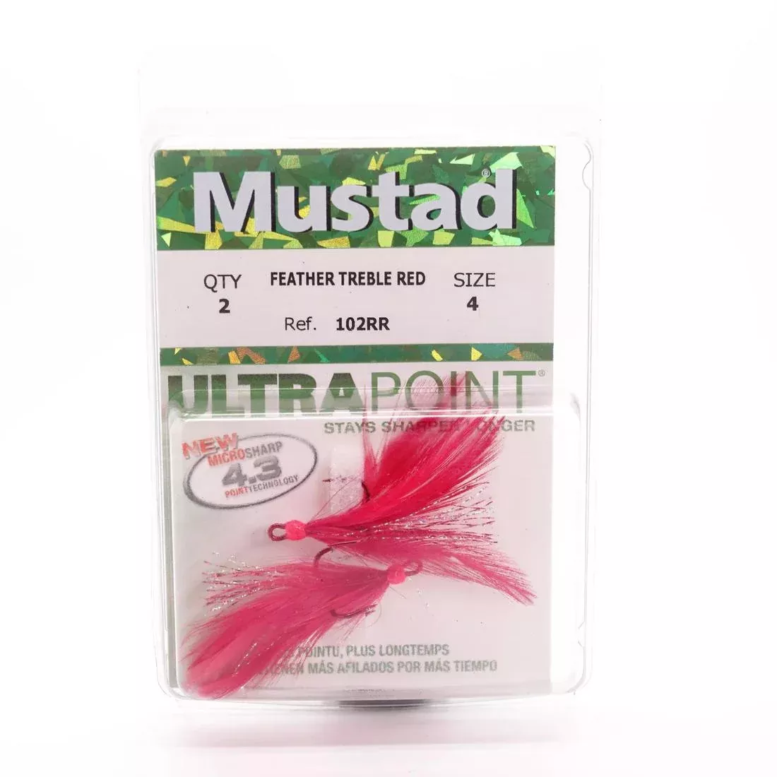 Mustad Dressed Round Bend Treble Hook