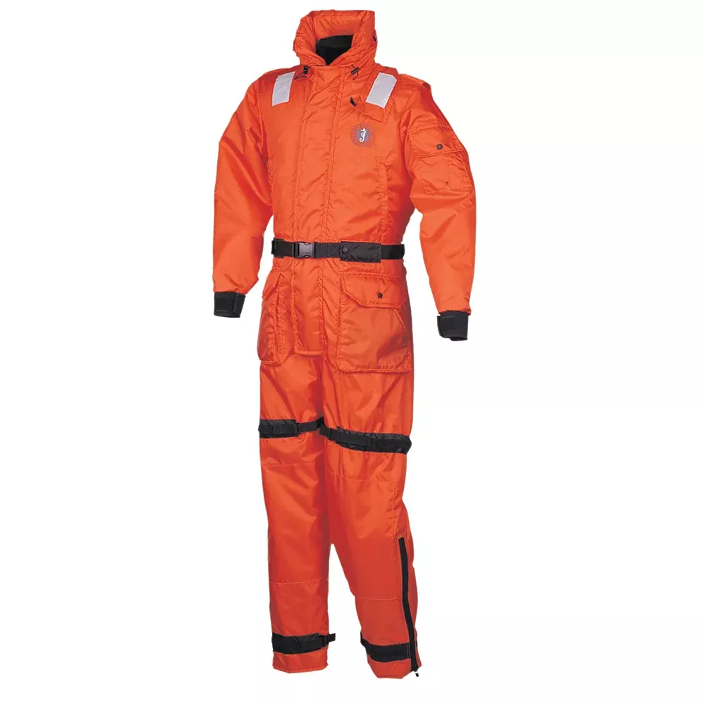 Mustang Deluxe Anti-Exposure CoverallWork Suit - Orange - XXXL