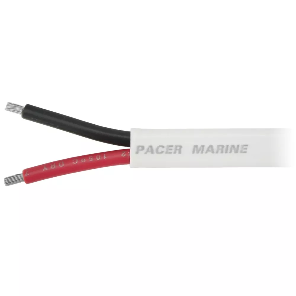 Pacer 12/2 AWG Duplex Cable - Flat Cable - Red/Black - 1,000' [W12/2DC-1000]