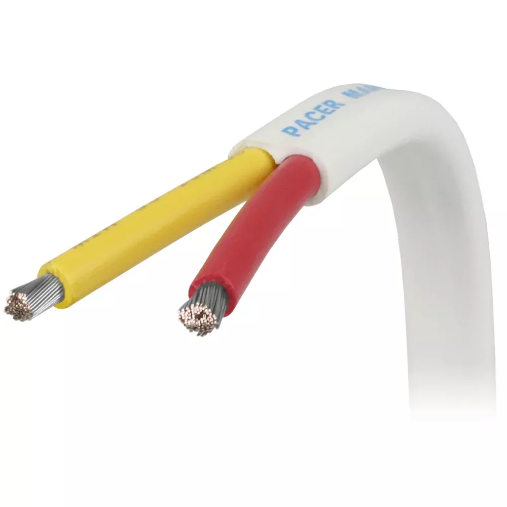 Pacer 8/2 AWG Safety Duplex Cable - Flat Cable - Red/Yellow - 250'