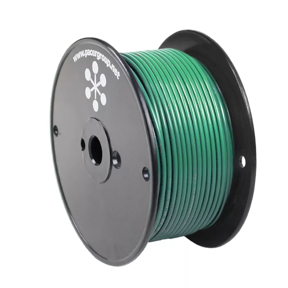 Pacer Green 8 AWG Primary Wire - 250[WUL8GN-250]