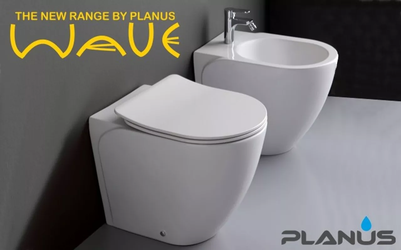 PLANUS Wave Standard Marine Toilet, 410 mm Height