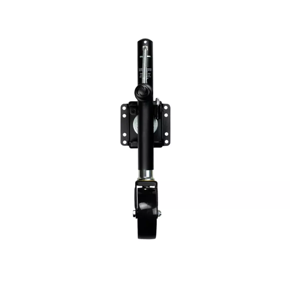 Powerwinch Select Series Jack - 1000lb, Weld-On, Single Wheel, Carbon Black