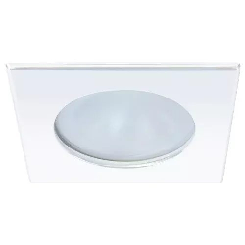Quick Blake XP Downlight LED -4W, IP66, Screw Mounted - Square White Bezel, Round Warm White Light [FAMP3022B02CA00]