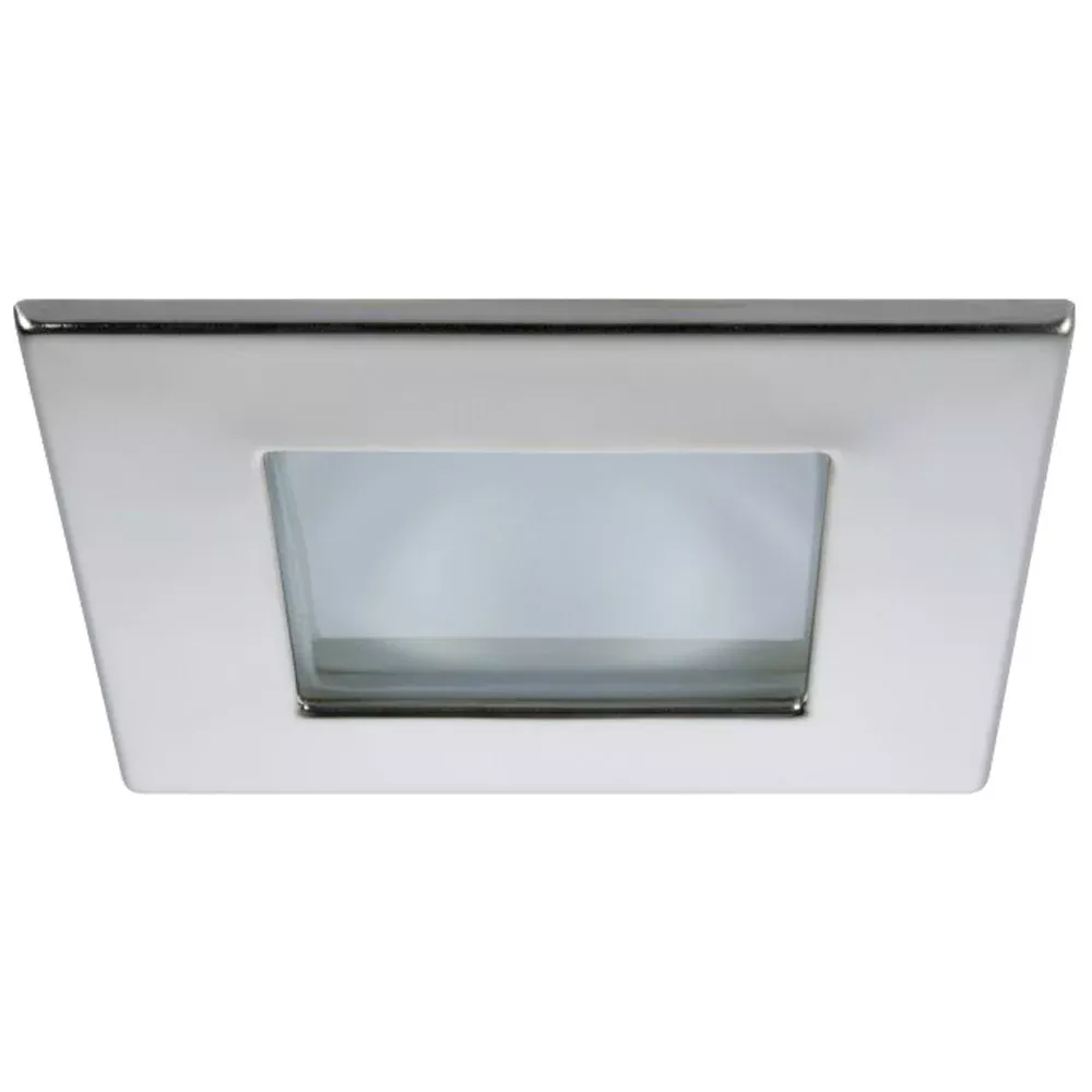 Quick Marina XP Downlight LED - 6W, IP66, Screw Mounted - Square Stainless Bezel, Round Daylight Light [FASP3002X11CD00]