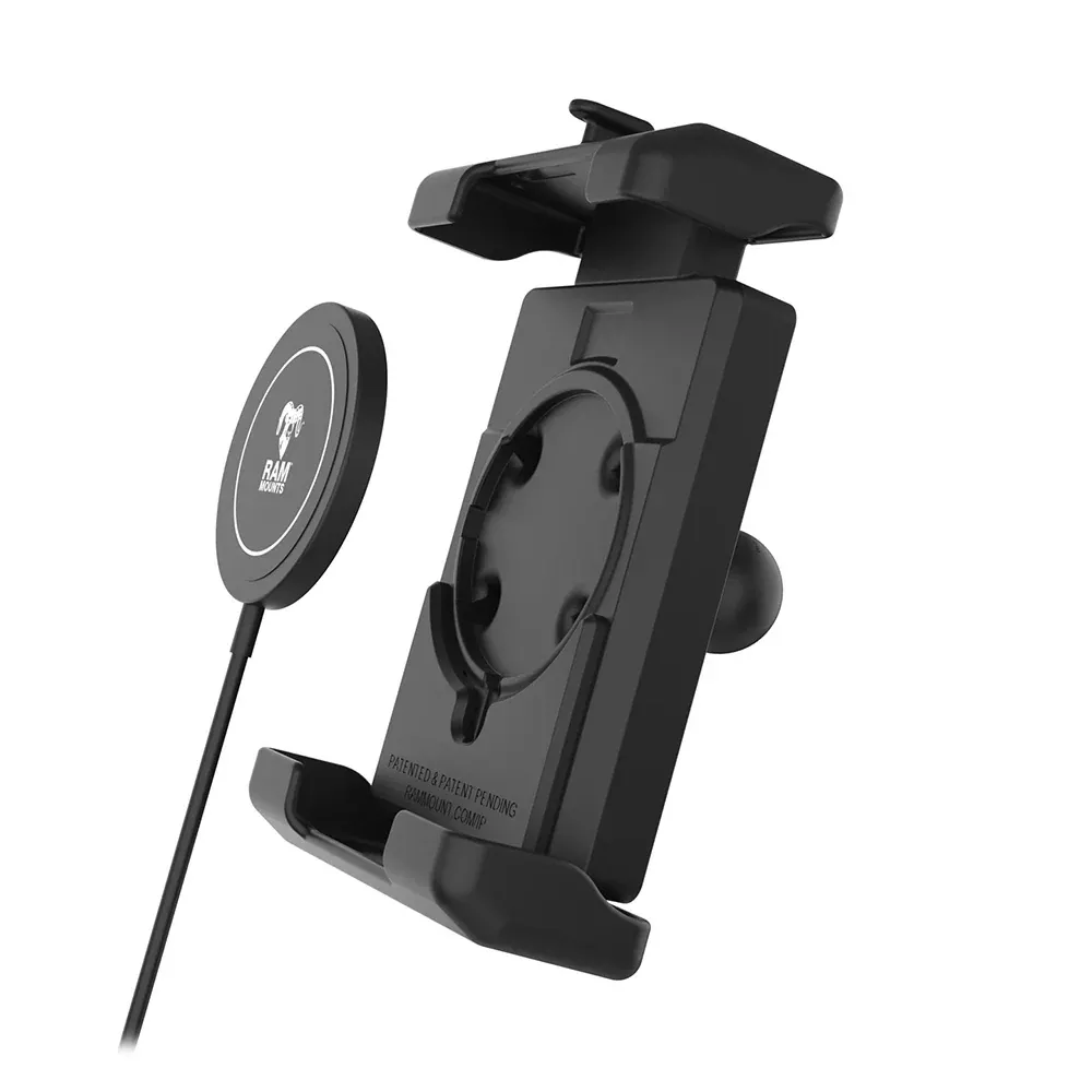 Ram Mount RAM Quick-Grip Pro XL w/BallQi2 15W Wireless Charger