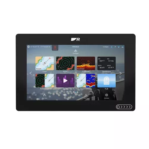 Raymarine Axiom 2 RV 9" Chartplotter/Fishfinder w/RealVision 3D Sonar, Lighthouse North America ChartRV-100 Transducer