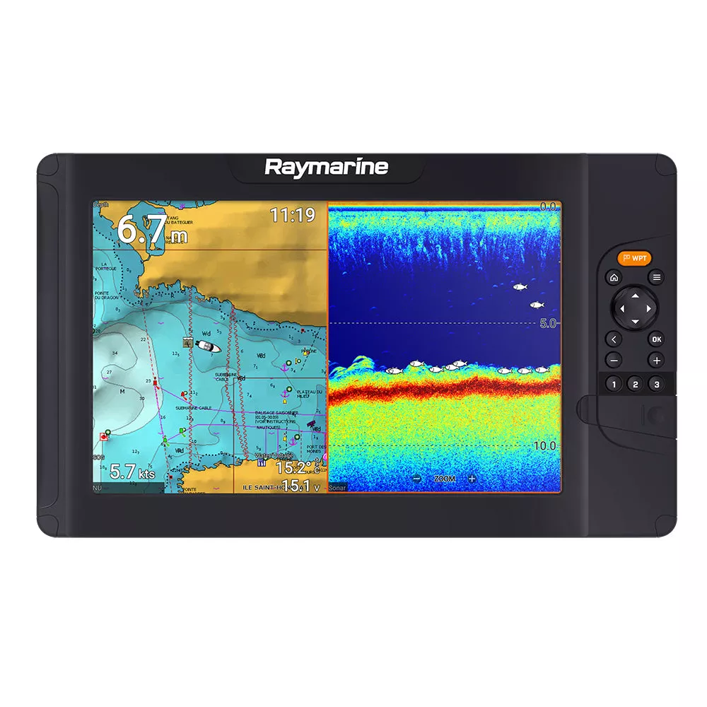 Raymarine Element 12 S w/Navionics+ USCanada Chart - No Transducer [E70535-00-NAG]