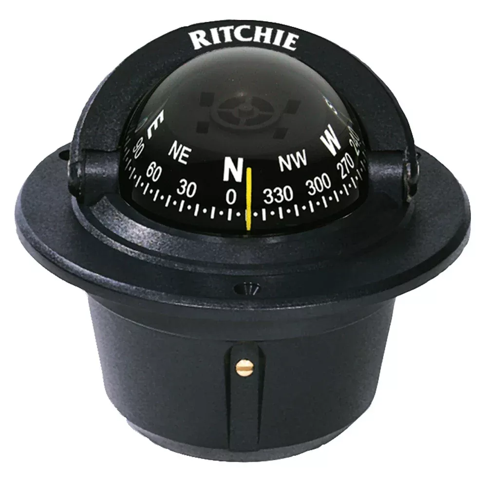 Ritchie F-50 Explorer Compass - Flush Mount - Black [F-50] (HN)