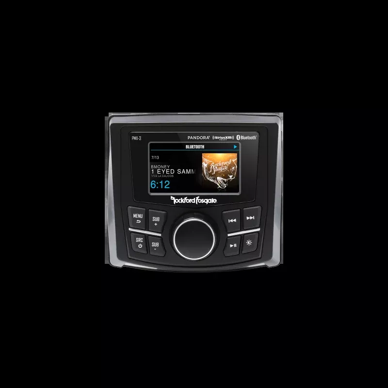 Rockford Fosgate PMX-3 Compact Digital Media Receiver w/ 2.7in. Display
