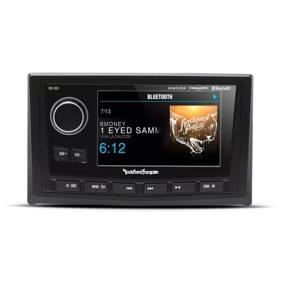 Rockford Fosgate PMX-8DH Punch Marine Full Function Wired 5" TFT Display Head