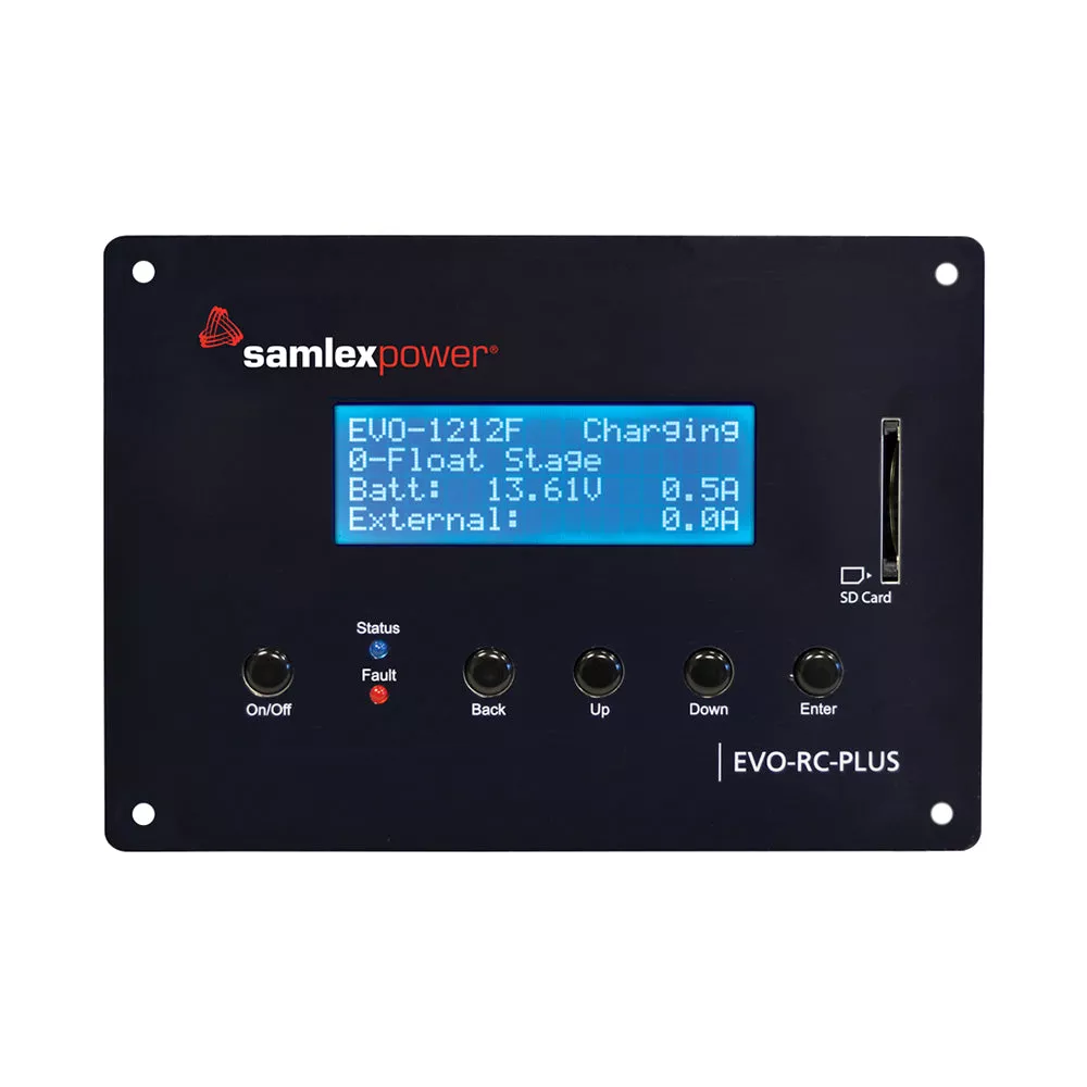 Samlex Programmable Remote Control f/Evolution F Series Inverter/Charger – Optional – EVO-RC-PLUS