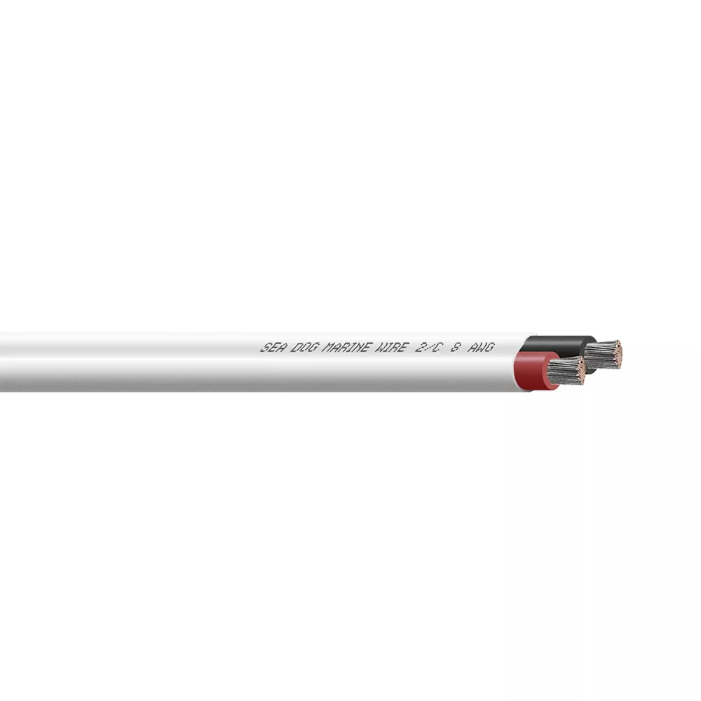 Sea-Dog 8/2 AWG Flat Duplex Wire Red/Black - 250'