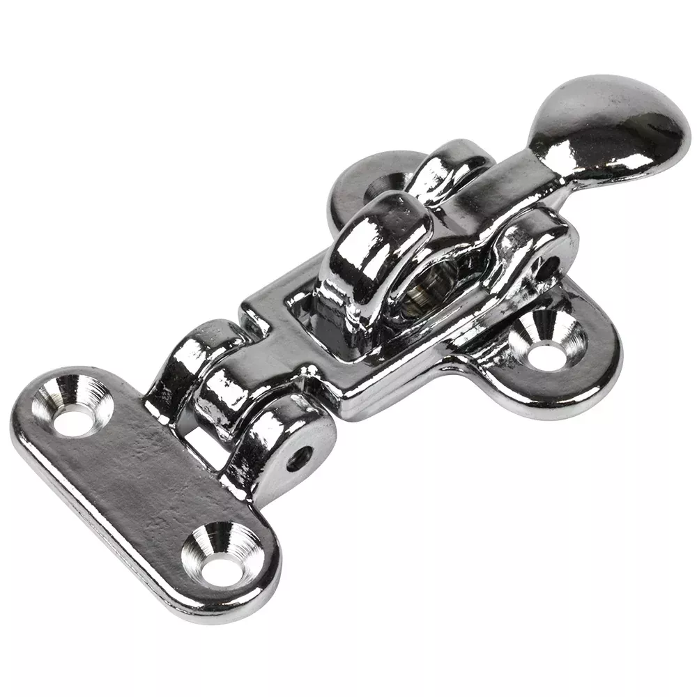 Sea-Dog Anti-Rattle Latch - Sand-Cast Chrome-Plated Brass