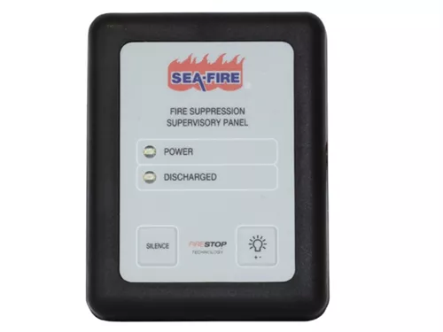 SeaFire 131-400 - Fire Extinguishing Monitoring Panel, Rectangular