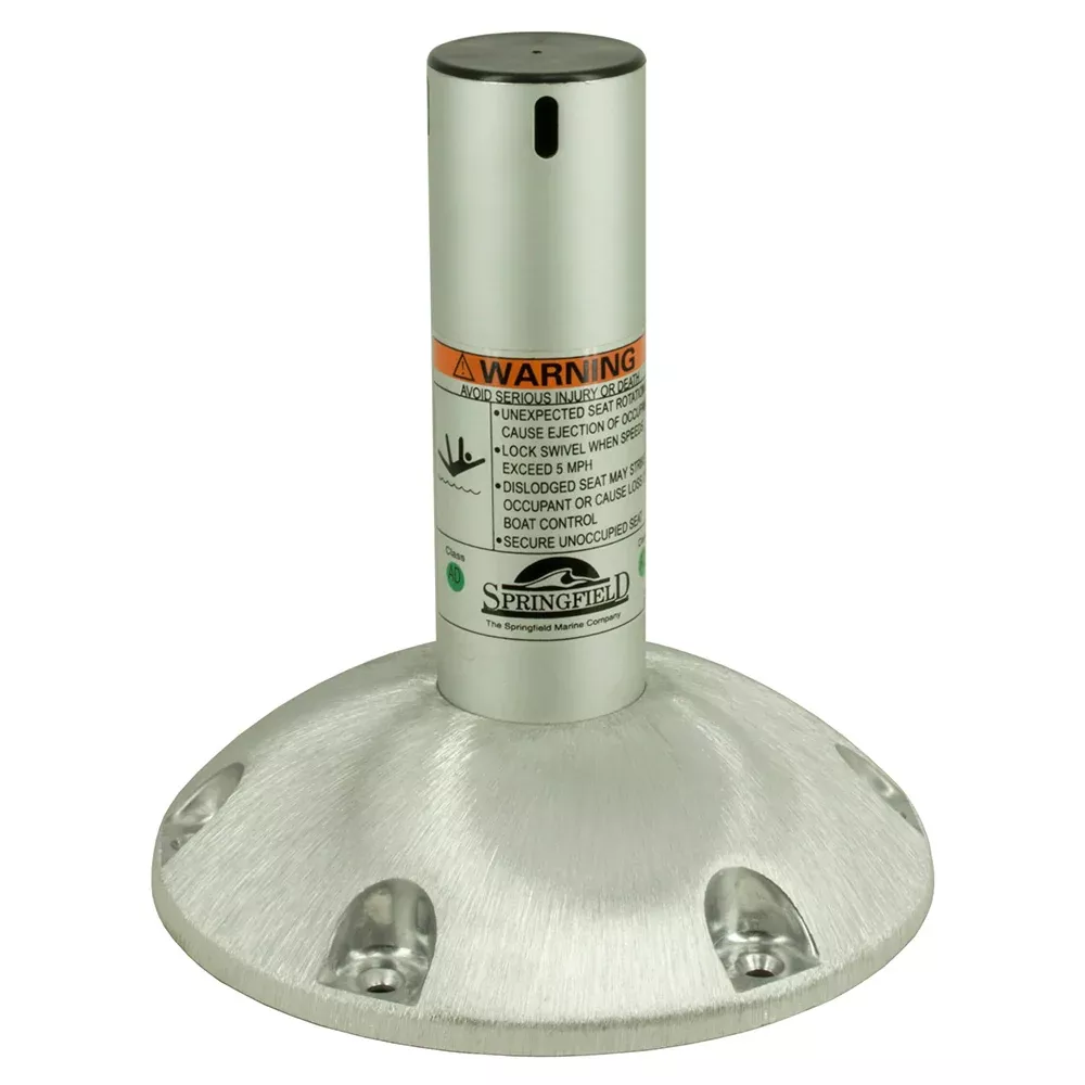 Springfield 2-3/8" Explorer Fixed-Height Locking Pedestal - 10" [1250310-MLNS]