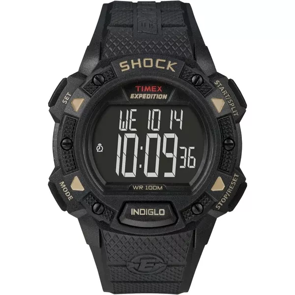Timex Expedition Shock Chrono Alarm Timer - Black [T49896]