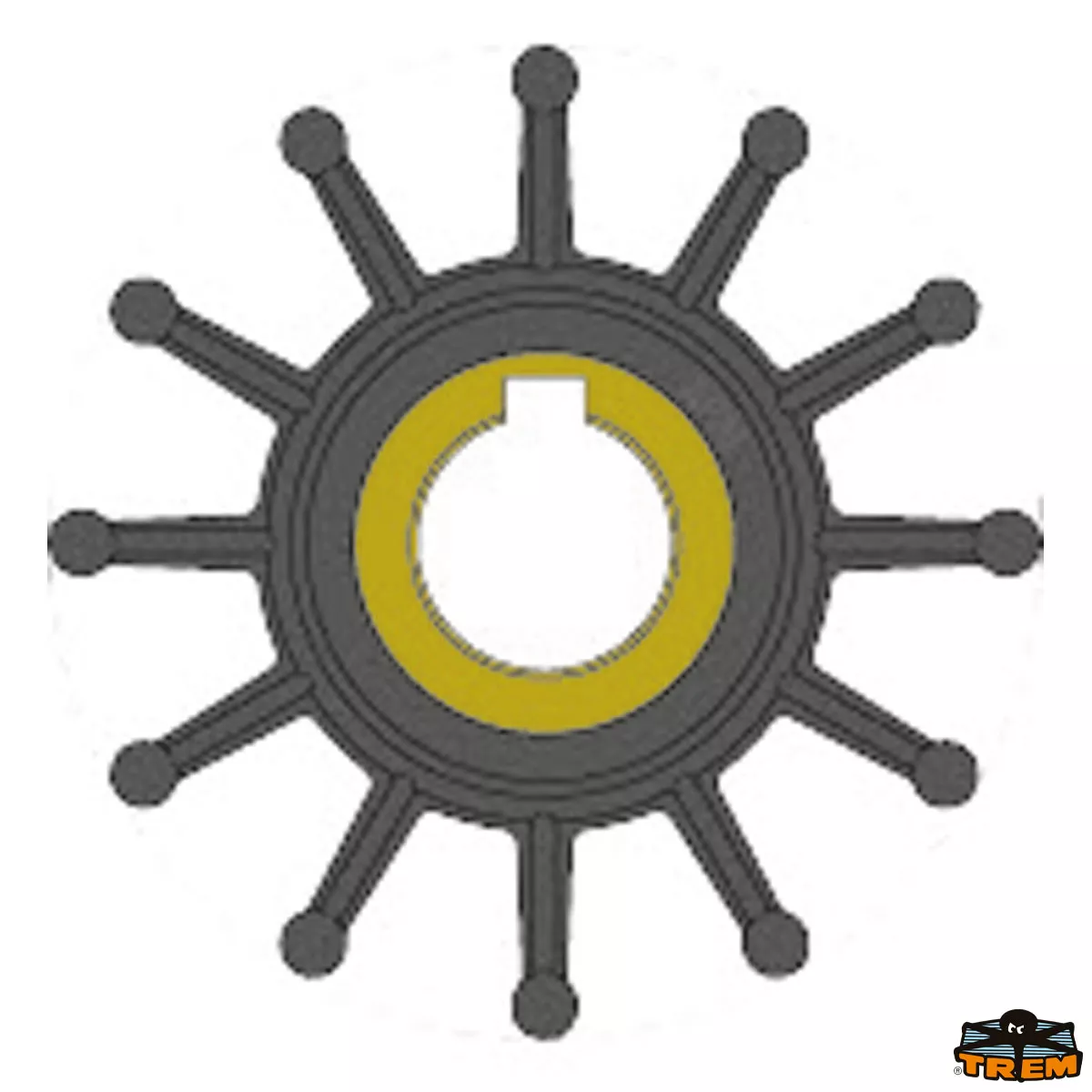 Trem P0362032 - Impeller Diameter 62,5 mm